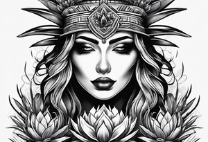 Ghost in agave tattoo idea