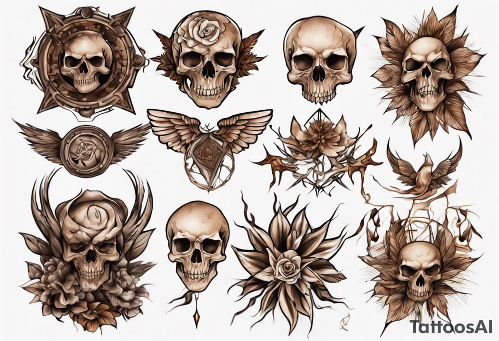 brown/beige regius tattoo idea