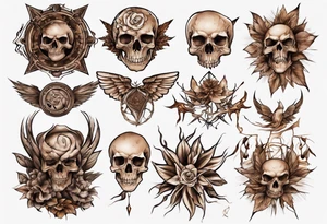 brown/beige regius tattoo idea
