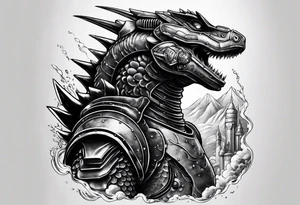 Mechagodzilla tattoo idea