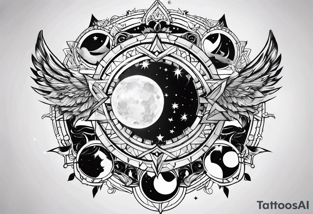 Astrology tattoo idea
