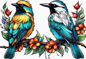 Birds tattoo idea