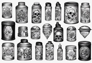 Shaker tins tattoo idea