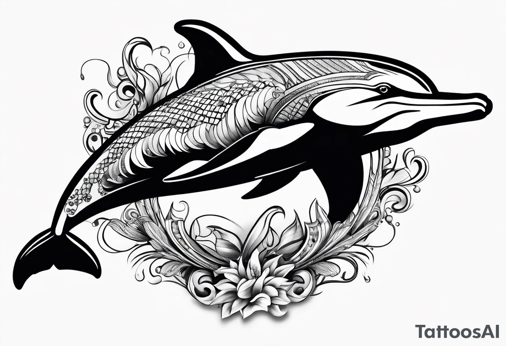 Miami dolphins tattoo idea