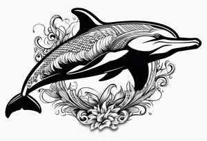 Miami dolphins tattoo idea