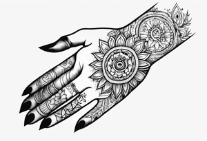 Hand tattoo tattoo idea