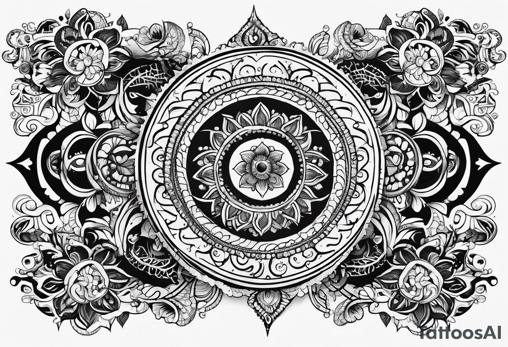 elements of nature
elements of engineering
OM symbol
Henna tattoo idea
