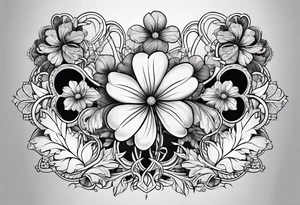 A clover tattoo idea