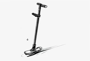 Pogo stick tattoo idea