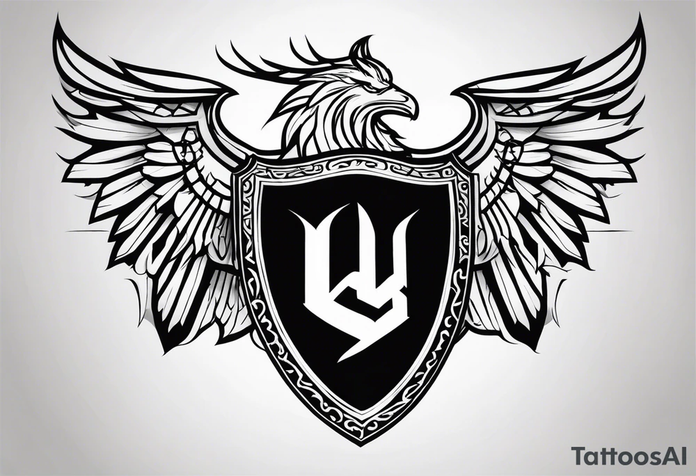 Valhalla shield tattoo idea
