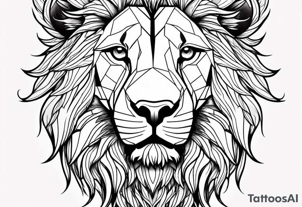 Greek Face tattoo idea