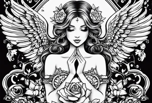 ""my sweet angel"" tattoo idea