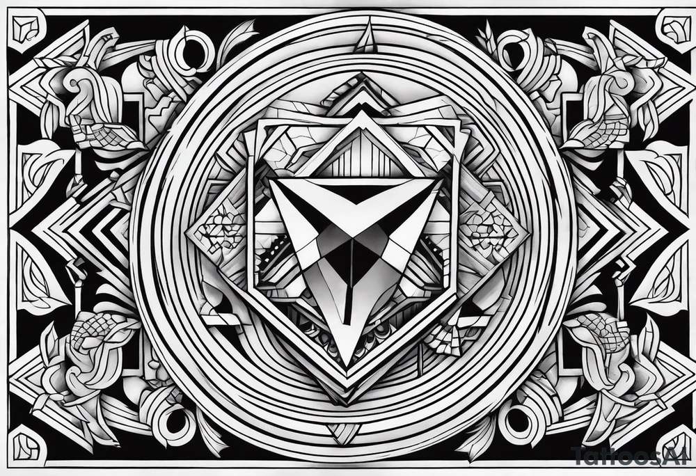 Traditional flash sheet tattoo idea