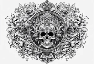 luck number 7 tattoo idea