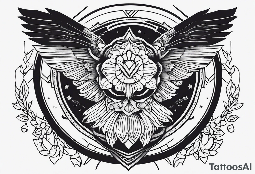 Long forearm wisdom tattoo idea