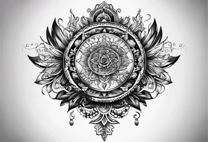 words say Hutting Est.2004 tattoo idea