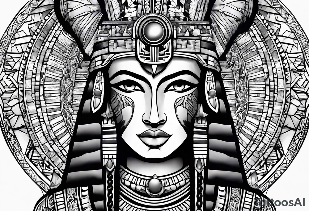 Rá, the god of Egypt tattoo idea