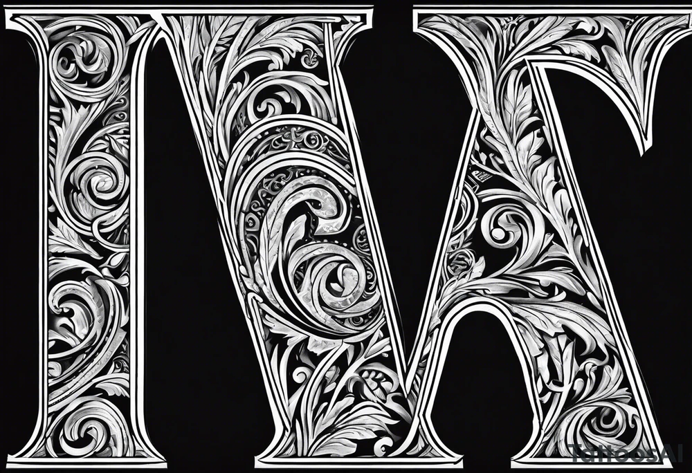 Letters ALA GAA
Roman Numeral tattoo idea