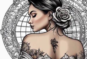 world travel tattoo idea