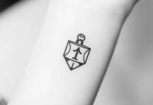 Dreidel tattoo idea