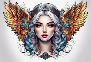 Arc Angel tattoo tattoo idea