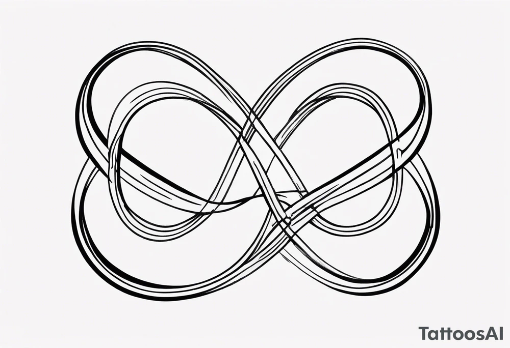 Infinity symbol tattoo idea