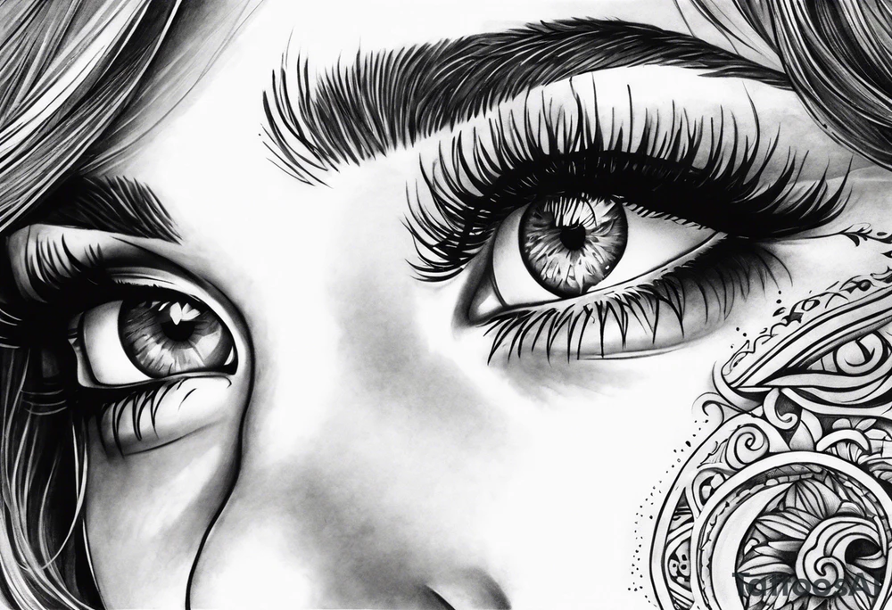 Eyes tattoo idea