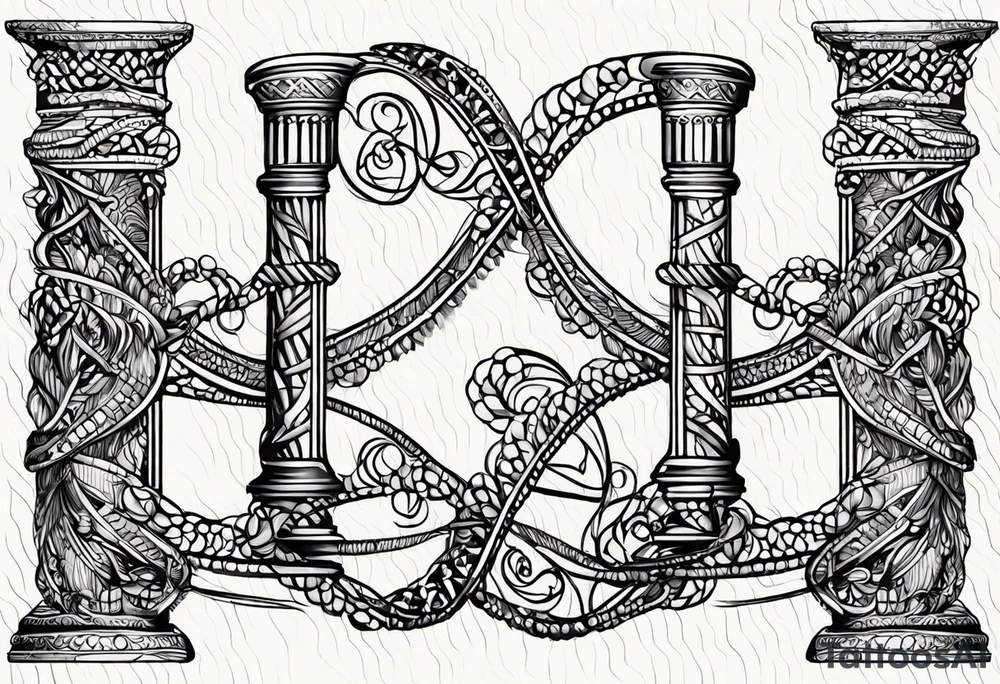 Dna strand tattoo idea