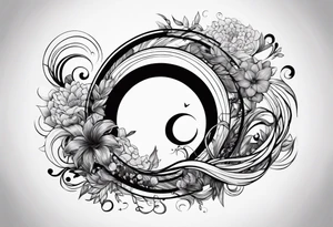 enso and acron tattoo idea