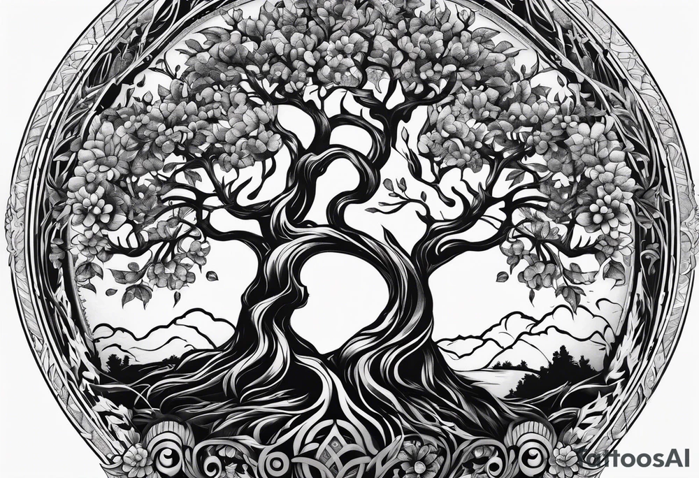 Tree of life tattoo idea