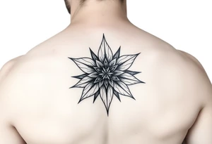 star flower tattoo idea