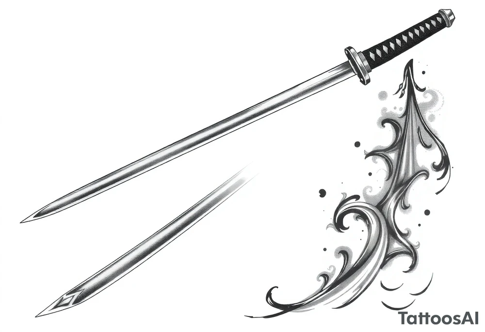 Katana tattoo idea