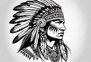 Native American Symbols tattoo idea
