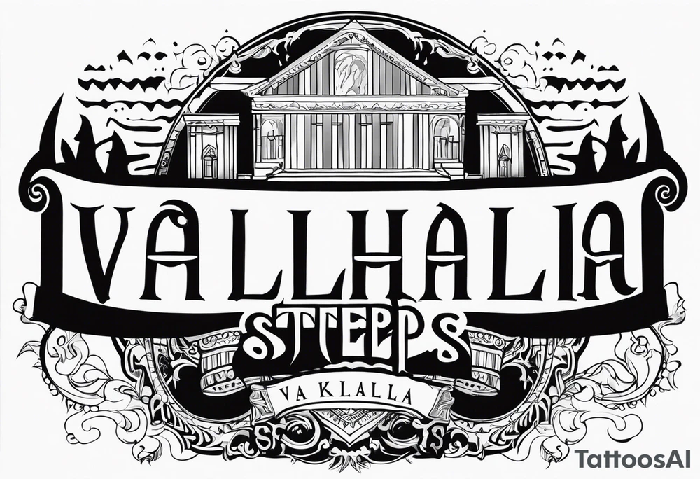 Valhalla steps tattoo idea