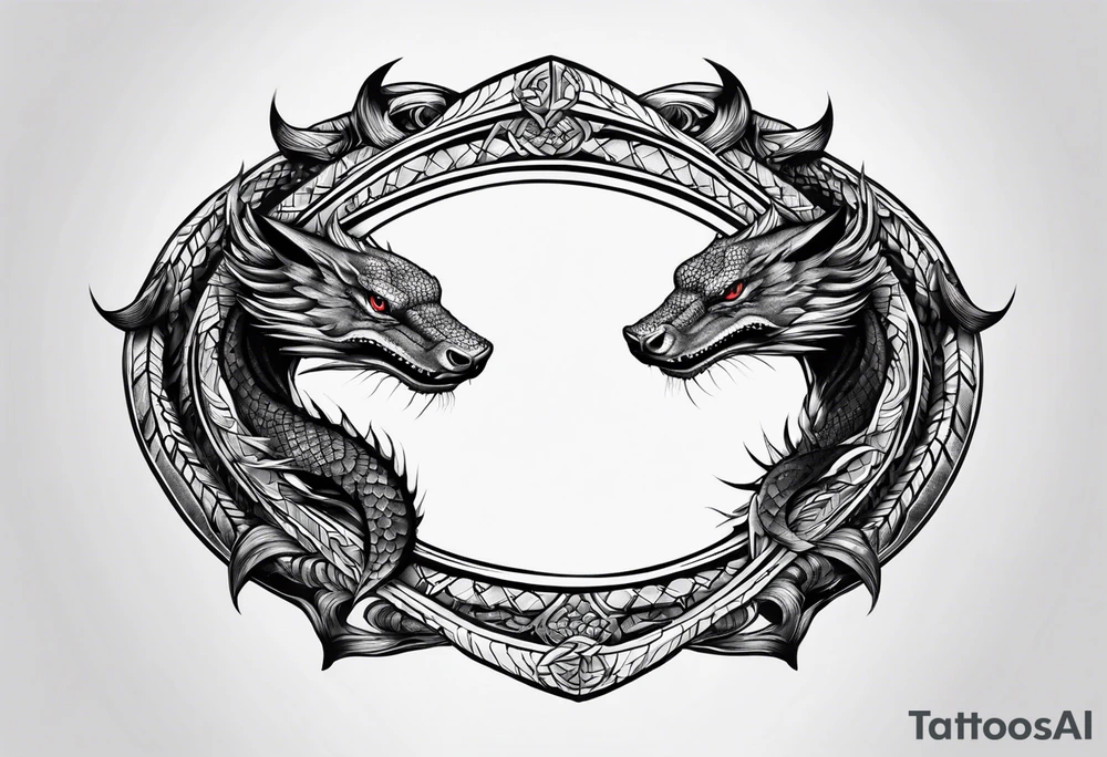 ouroboros tattoo idea