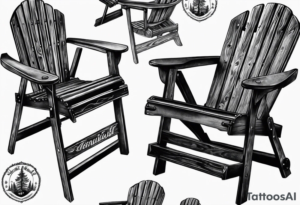 camp chairs
camp fire tattoo idea