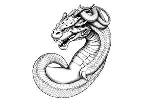 gargon with snakes on his head tattoo idea