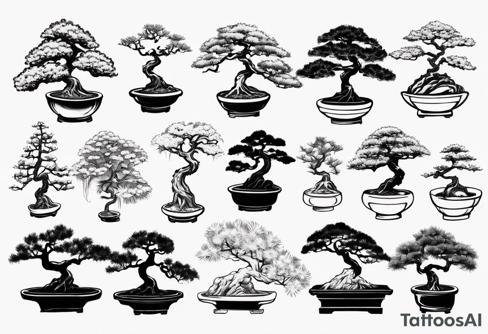 A bonsai tree tattoo idea