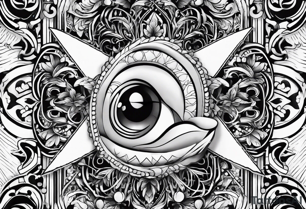 cross tattoo idea