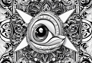 cross tattoo idea