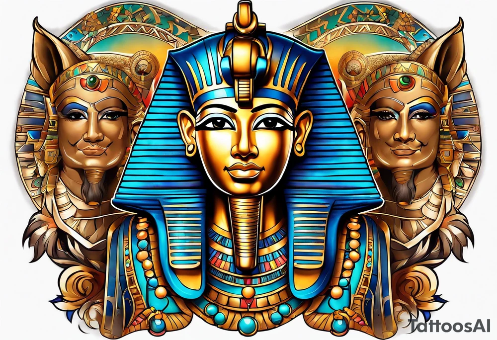 egypt gods tatto tattoo idea