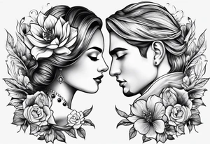 Creative tattos for couples in hand tattoo idea