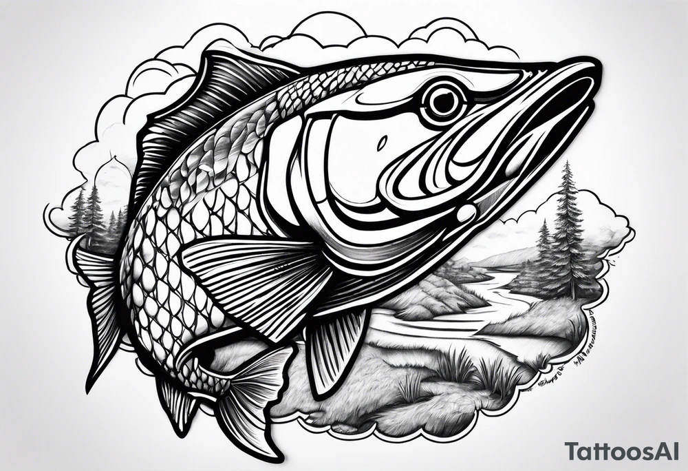 hunting, fishing, golf , god tattoo idea