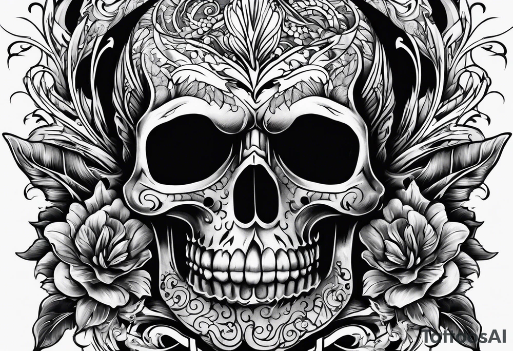 1940's spooky tattoo idea