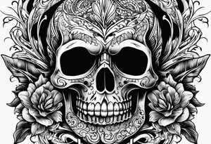 1940's spooky tattoo idea