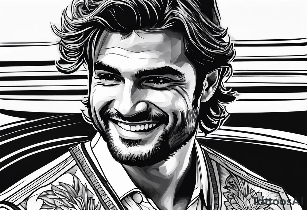 Carlos Sainz tattoo idea