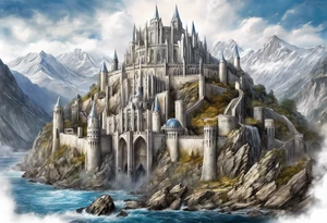 Minas tirith tattoo idea