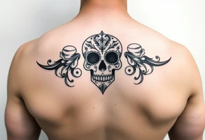 mexican sugar skull tattoo idea