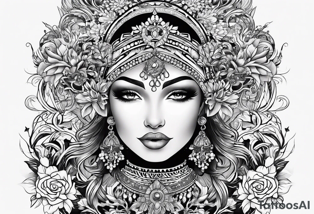 create a name tattoo with the name Jasmina tattoo idea