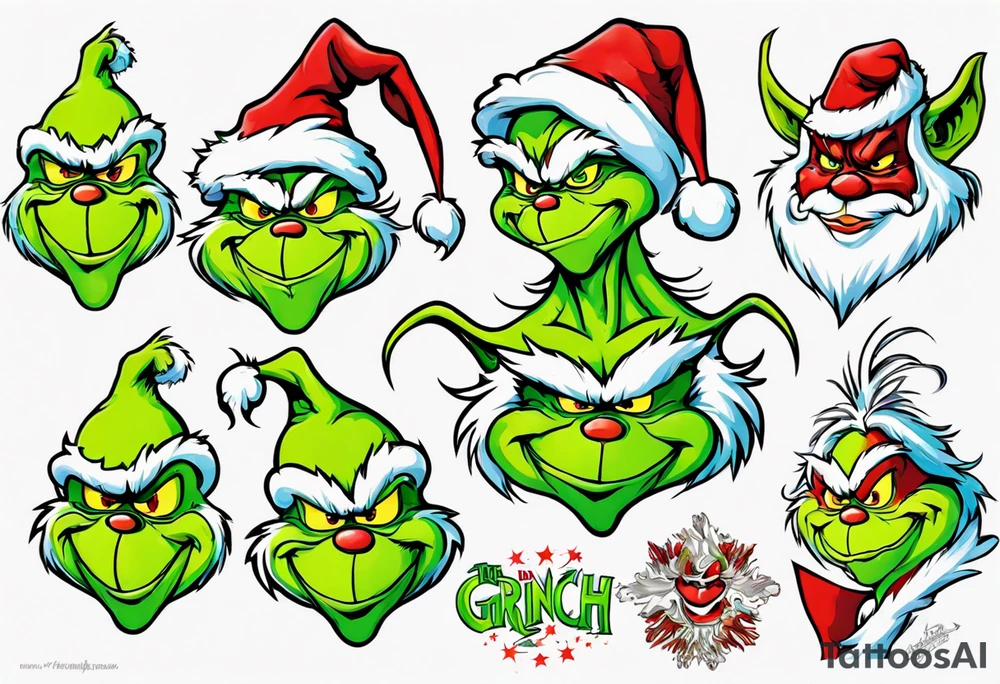 The grinch tattoo idea